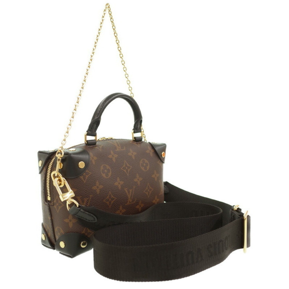 Louis Vuitton Monogram Brown Bag Souple Leather Malle